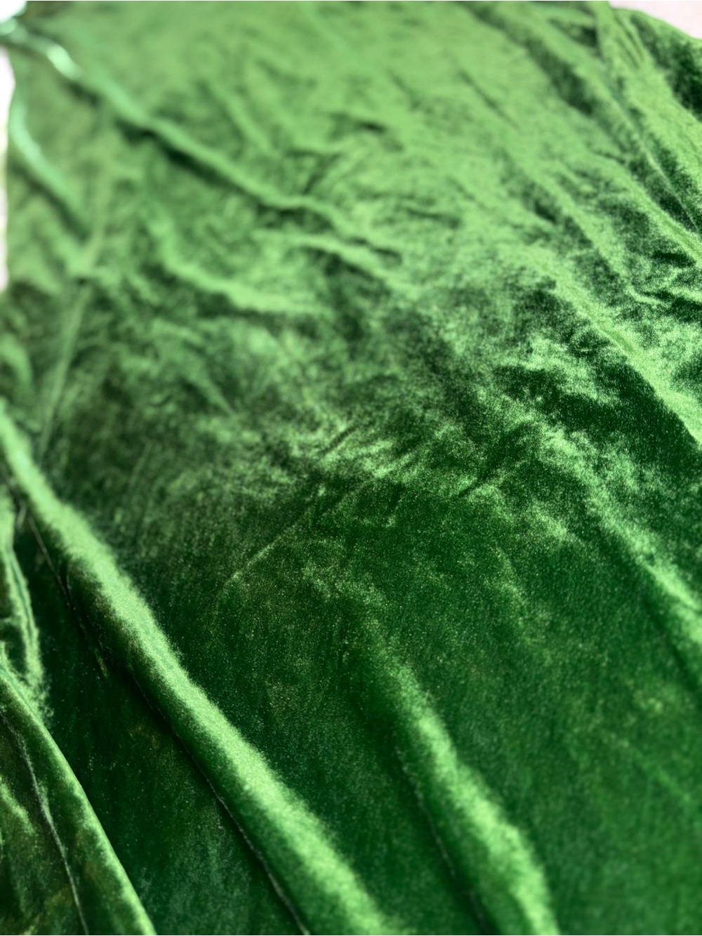 Bernadette Emerald Green Velvet Maxi Skirt Florence - Picture 3 of 7